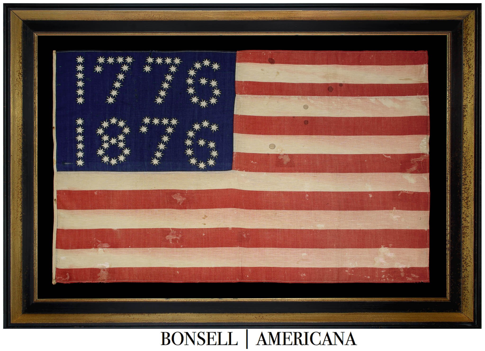 Antique 1776–1876 American Centennial Flag | Extraordinary Numeric